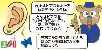 ピアス穴あけ2