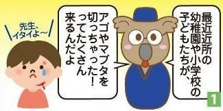 切り傷マンガ