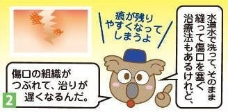 切り傷マンガ