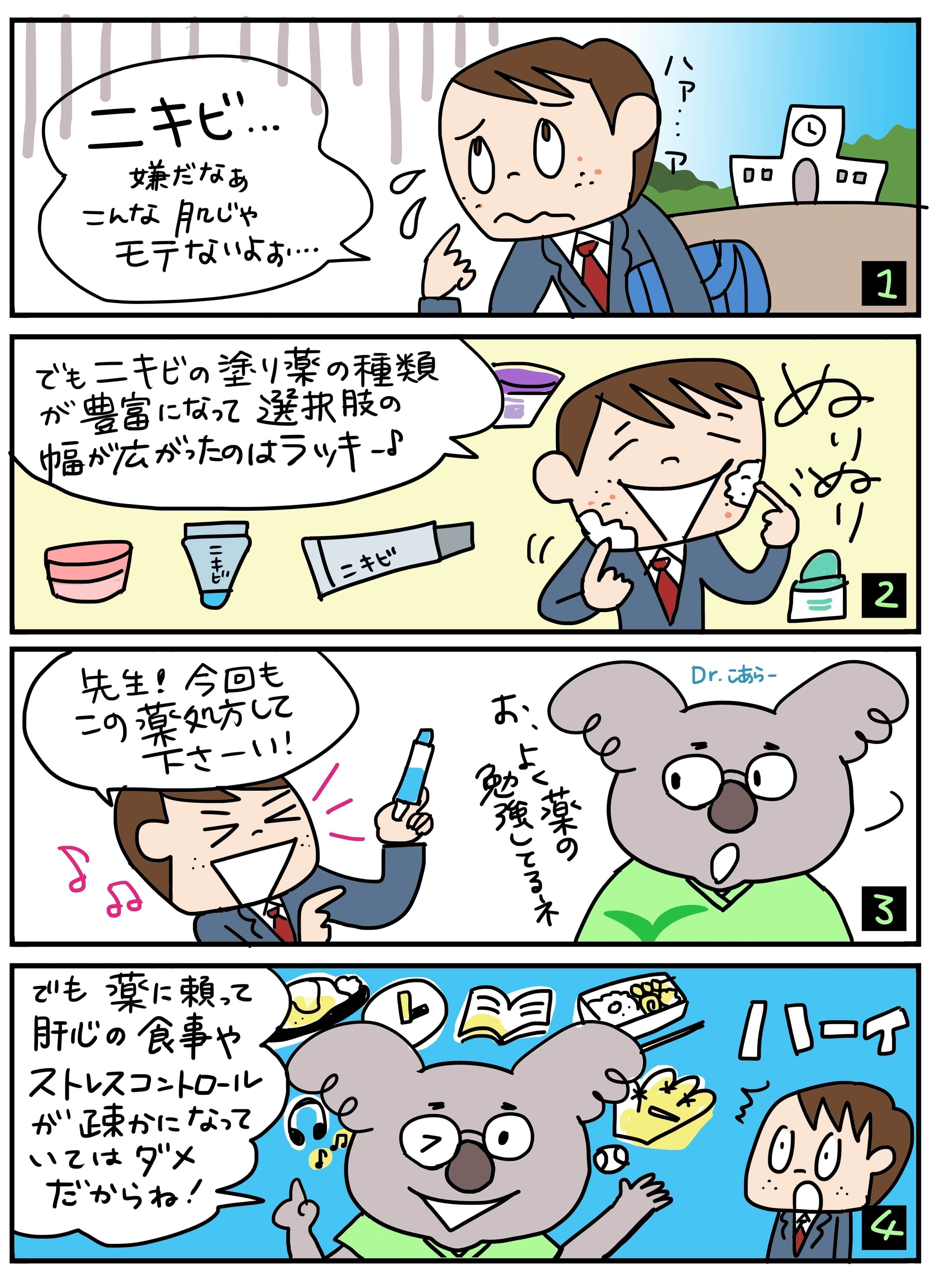 ニキビまんが