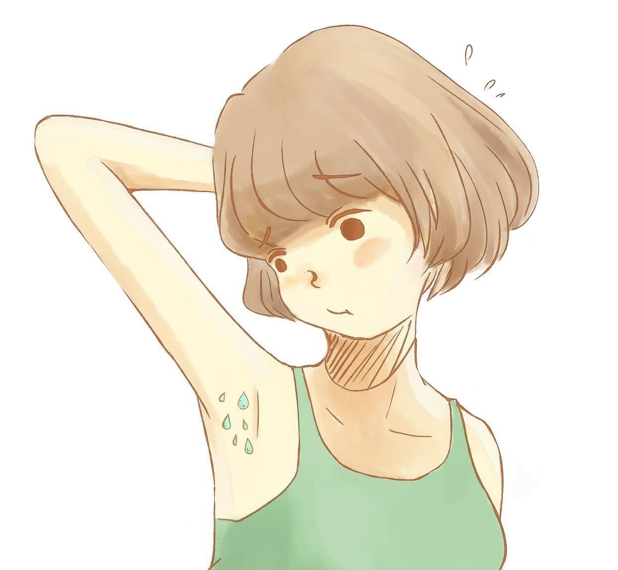 多汗症イラスト