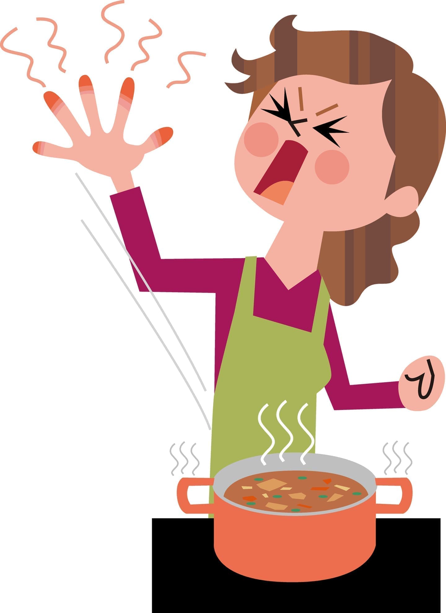 やけどイラスト